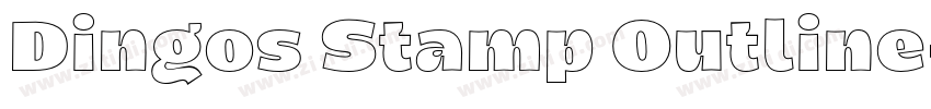 Dingos Stamp Outline字体转换 Dingos Stamp Outline字体转换